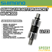 SHIMANO BB UN300 Square Type Bottom Bracket