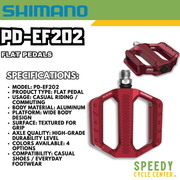 SHIMANO Flat Pedals PD-EF202