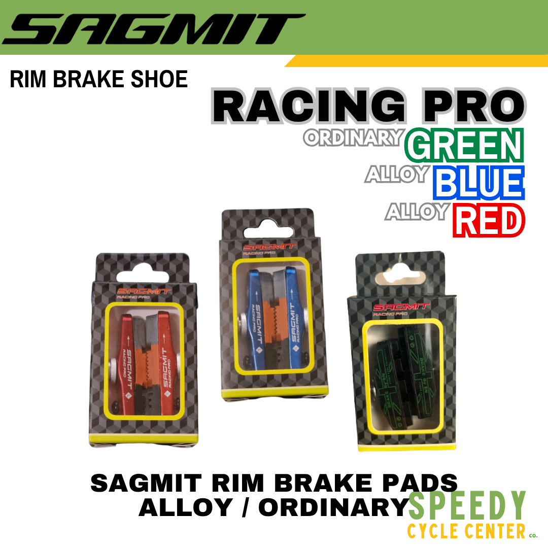 SAGMIT Rim Brake Shoe RACING PRO Alloy / Ordinary Road Bike Brake Pads