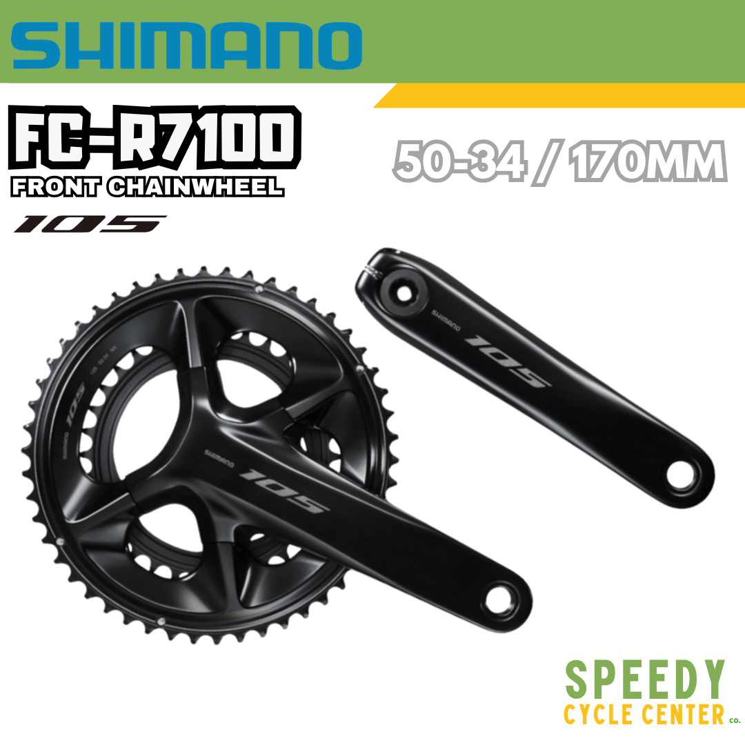 SHIMANO Chainwheel Road 105 FC-R7100 50x34x170mm 12-Spd w/o BB
