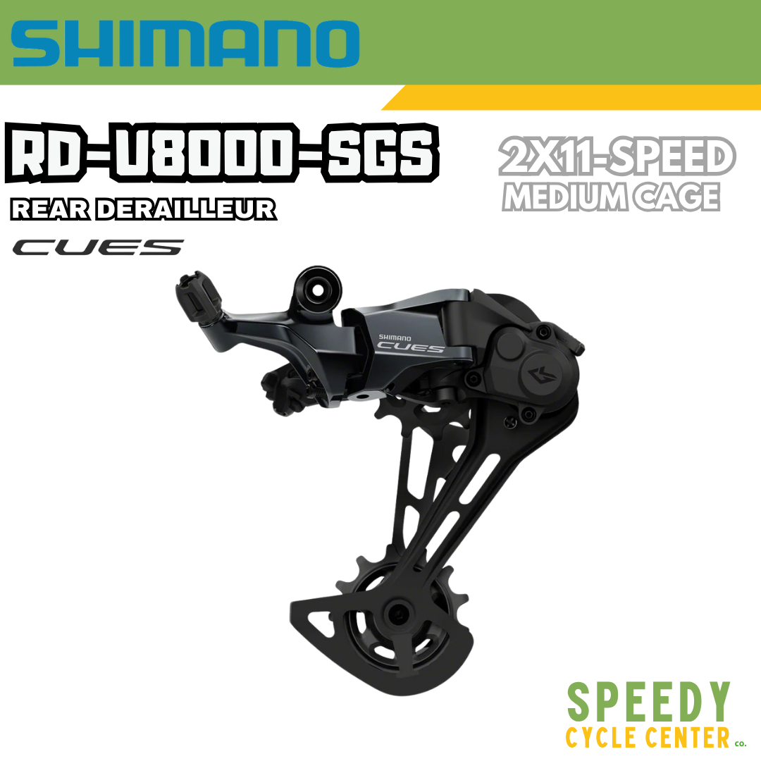 SHIMANO CUES RD-U8000-GS 1x11 Speed Rear Derailleur Medium Cage
