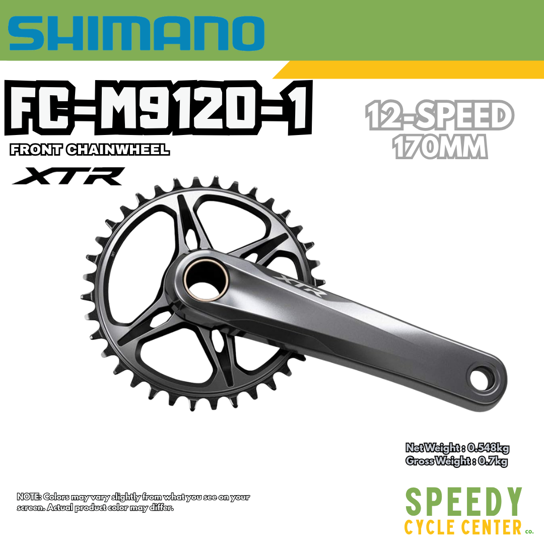 SHIMANO XTR FC-M9120-1 Chainwheel 170mm 11/12-Speed TL-FC41 w/o BB