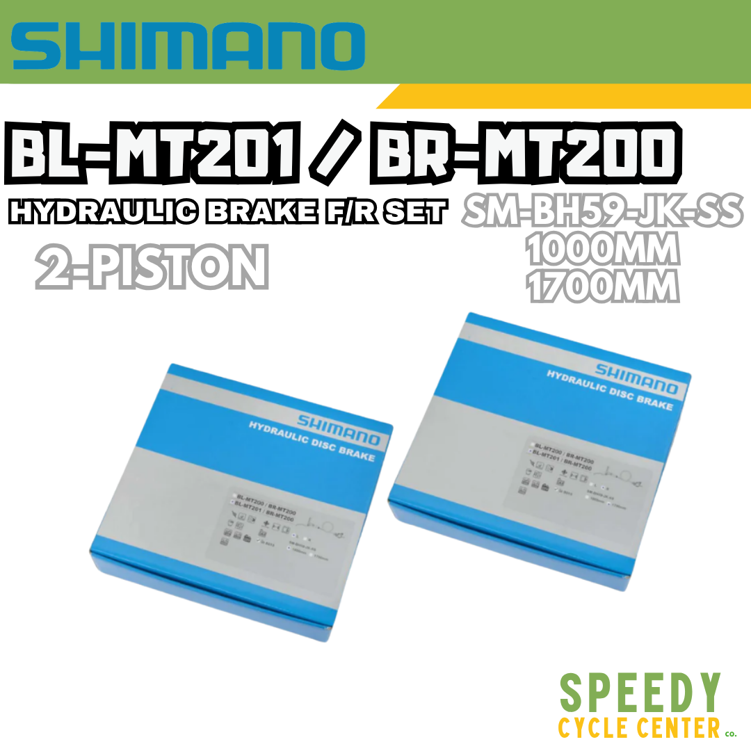 SHIMANO HYDRAULIC DISC BRAKE Front/Rear Set BL-MT201 / BR-MT200