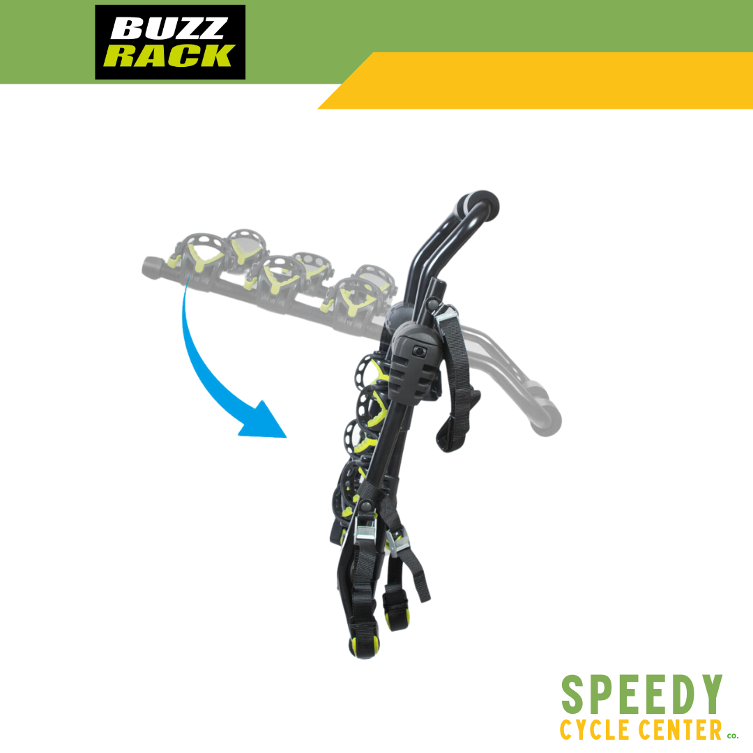 BUZZRACK MOZZQUITO 3 Bike Trunk Rack Carrier 45KG Maxed Weight Capacity