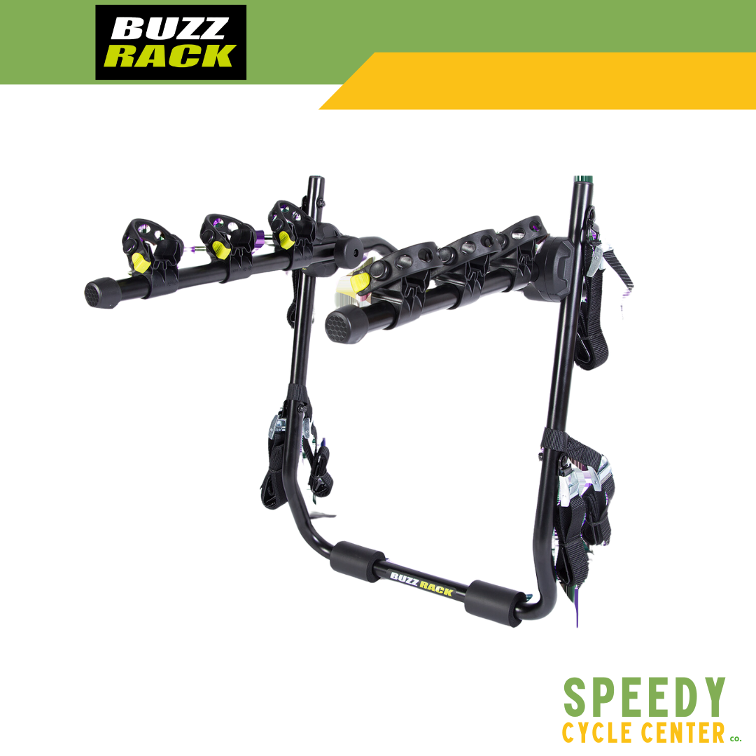 BUZZRACK MOZZQUITO 3 Bike Trunk Rack Carrier 45KG Maxed Weight Capacity