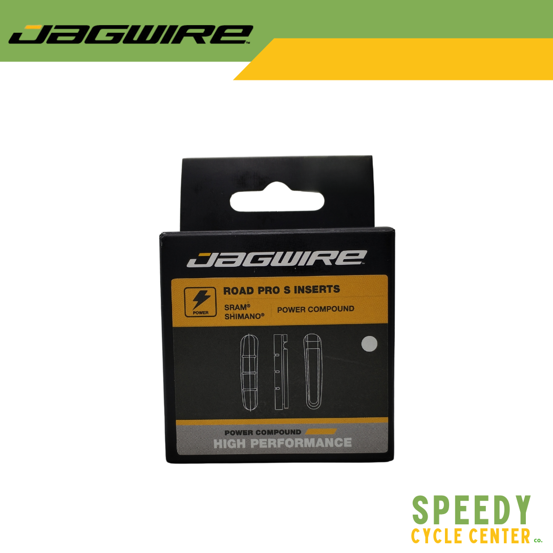 JAGWIRE ROAD PRO S INSERTS Power Compound Brake Pads Black (JS453RPS)