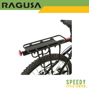 RAGUSA Alloy MTB Rear Rack Carrier R-100 w/ Brace and Reflector