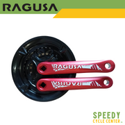 RAGUSA Front Chainwheel R-200 Alloy Crankset Square Type 3-Speed 48x38x28T 170mm