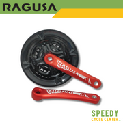 RAGUSA Front Chainwheel R-200 Alloy Crankset Square Type 3-Speed 48x38x28T 170mm