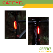 CATEYE Rear Light RAPID X2 KINETIC TL-LD710K Rechargeable Tail Light w/ Brake Mode