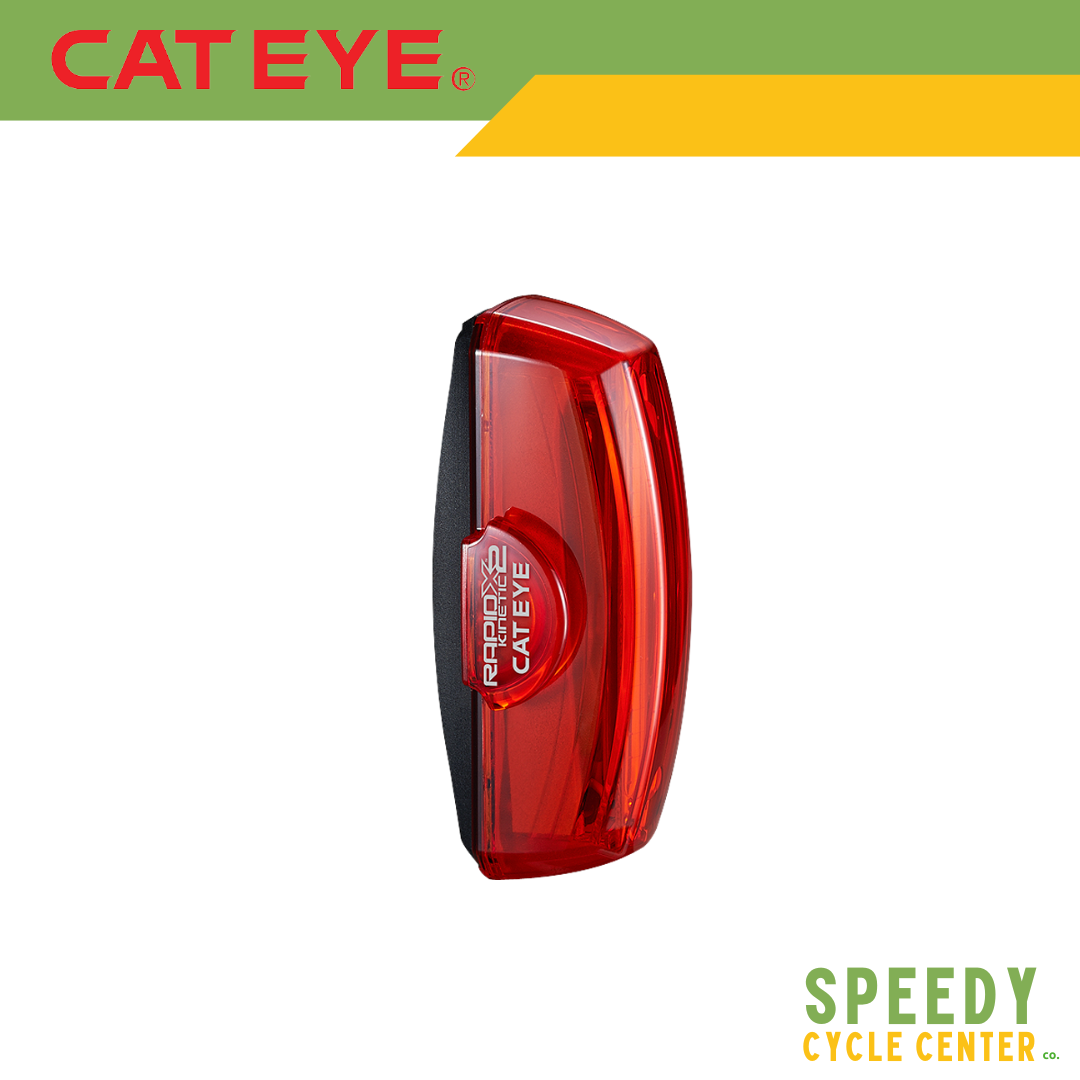 CATEYE Rear Light RAPID X2 KINETIC TL-LD710K Rechargeable Tail Light w/ Brake Mode