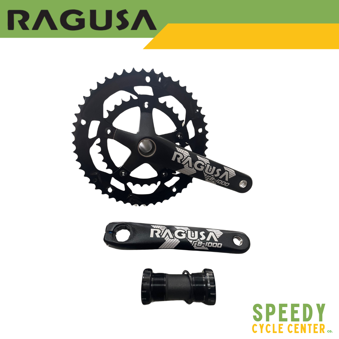 RAGUSA Front Chainwheel RB-1000 2x 53-39T HollowTech Road Crankset 130 BCD 170mm