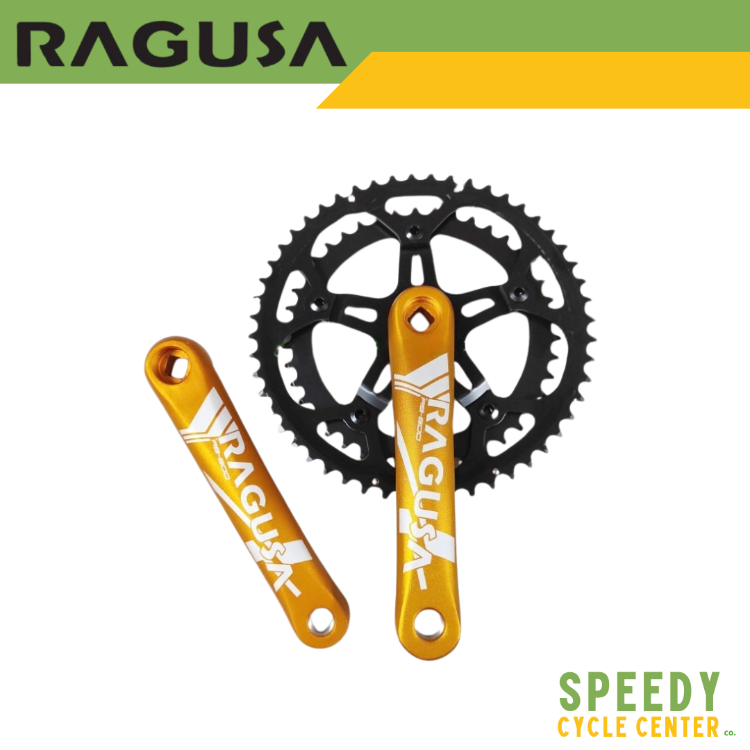 RAGUSA Front Chainwheel RB-800 2x 52-42T Square Type Road Crankset 170mm