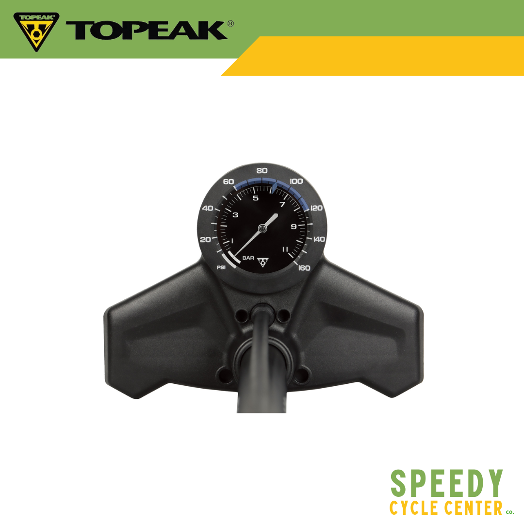 TOPEAK JOEBLOW Roadie EX Floor Pump TwinHead® Presta/Schrader/Dunlop Valves