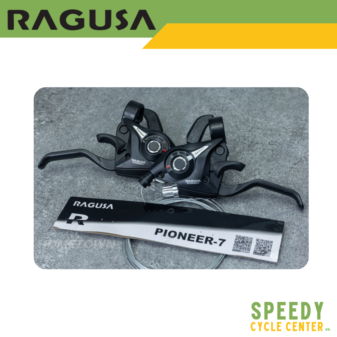 RAGUSA Combo Brake Shifter Pioneer-7 Rapid Fire 3x7 Speed w/ Shift Cable