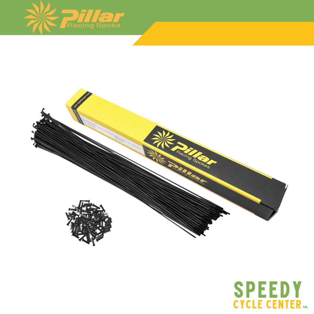 PILLAR Racing Spokes Stainless Spokes / Brass Nipples 72pcs J-Bend 275MM / 289MM