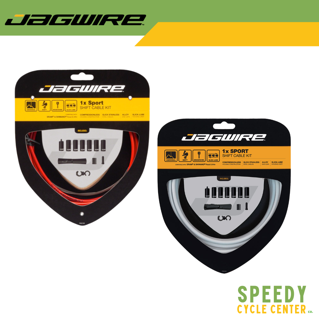 JAGWIRE UNIVERSAL 1X SPORT Shift Cable Kit UCK351/UCK352 ROAD FOR SRAM AND SHIMANO WHITE