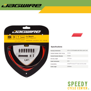 JAGWIRE UNIVERSAL 1X SPORT Shift Cable Kit UCK351/UCK352 ROAD FOR SRAM AND SHIMANO WHITE