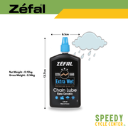 ZEFAL CHAIN LUBE 120ML EXTRA WET / EXTRA DRY | PREMIUM CHAIN LUBRICANT